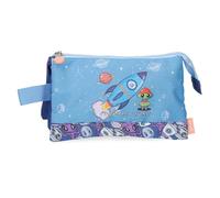 Enso New Friends Astuccio Triplo Blu 22x12x5 cm Poliestere