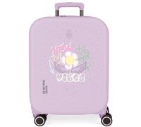 Enso New Vibes Valigia da cabina viola 40 x 55 x 20 cm Rigida 3,22 kg Chiusura TSA integrata ABS 3,22 kg 44 L Bagaglio a mano