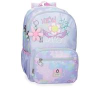 Enso New Vibes Zaino scuola doppio scomparto rosa 32x44x17 cm Poliestere