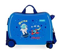 Enso Outer Space Blue Valigia per bambini 50x38x20 cm ABS rigido Chiusura a combinazione laterale 34L 1,8 kg 4 ruote Bagaglio a mano