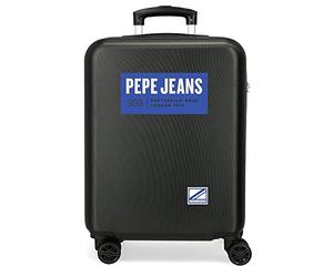 Enso Pepe Jeans Darren Valigia da cabina nera 38 x 55 x 20 cm Rigida ABS Chiusura a combinazione laterale 34 L 2,74 kg 4 ruote doppie
