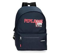 Enso Pepe Jeans Dikran Zaino per la scuola regolabile a carrello blu 31 x 44 x 15 cm Poliestere 23,87 L, blu, Zaino scolastico adattabile a carrello