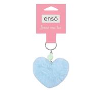 Enso Portachiavi Pompon Zaino Scuola Blu 8x7x3 cm Poliestere, blu, Taglia unica, Zaino scuola