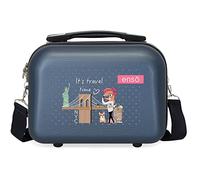 Enso Travel Time Beauty case adattabile con tracolla blu 29 x 21 x 15 cm rigido ABS 9,14 L