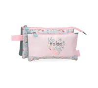 Enso Tropical Love Astuccio Triplo Multicolore 22x12x5 cm Poliestere, multicolore, Astuccio triplo