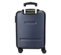 Enso Wall Ride Trolley cabina Azzurro 37x55x20 cms Rigida ABS Chiusura a combinazione numerica 34L 2,6Kgs 4 doppie ruote Bagaglio a mano