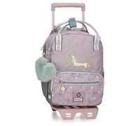 Enso Zaino Prescolare Beautiful day con Trolley Viola 23x28x10 cm Poliestere 6,44L
