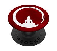 Enso, Zen, Cerchio, Simbolo Buddismo Buddha Meditazione PopSockets Supporto e Impugnatura per Smartphone e Tablet
