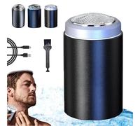Enspiracle - Enspiracle Mini Shaver, Enspiracle Shaver, Enspiracle Portable Mini Electric Shaver, Unisex Mini Portable Electric Shaver, USB Rechargeable Mini Shaver for Men (Black)