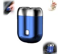 Enspiracle Rechargeable Portable Electric Shaver, Enspiracle 2024 New Upgrade Pocket Shaver, Rechargeable Waterproof Compact Electric Shaver (Blue)