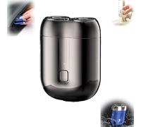 Enspiracle Rechargeable Portable Electric Shaver, Enspiracle 2024 New Upgrade Pocket Shaver, Rechargeable Waterproof Compact Electric Shaver (Gray)