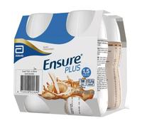 Ensure Plus Supplemento Nutrizionale Ipercalorico con Proteine, privo di Fibre |Formato bevanda| Alimento a fini medici speciali completo e bilanciato | Confezione 4x200ml Gusto Cioccolato
