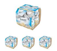 Ensure Plus Supplemento Nutrizionale Ipercalorico con Proteine, privo di Fibre |Formato bevanda| Alimento a fini medici speciali completo e bilanciato | Confezione 4x200ml Gusto Vaniglia
