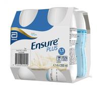 Abbott Ensure Plus Supplemento Alimentare Ipercalorico Gusto Vaniglia 4x220 ml