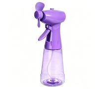 Ensuring Quiet Work: The spray bottle fan combines a whisper-quiet fan with