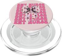 ENT Infermiera Orecchio Naso Gola Infermiera Ragazza Coquette Fiocco Rosa PopSockets PopGrip per MagSafe