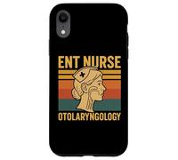 ENT Infermiera Otorinolaringoiatria Orecchio Naso Gola Retrò Infermieristica Medic Custodia per iPhone XR