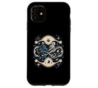 Entanglement quantistico di due anime nell'universo Abstract Custodia per iPhone 11