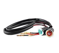 Entatial Indicatore luminoso moto, indicatore neutro verde impermeabile per 50 110 125 150 200 250 cc ATV