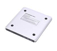 Entatial Masterizzatore Esterno per unità CD/Dvd-RW, unità Dvd Esterna con Finitura Superficiale Piccola in Alluminio per Netbook per Desktop per Laptop(d'Argento)