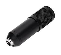 Entatial Microfono per registrazione broadcast, eliminazione delle interferenze Microfono a condensatore per voce chiara Basso rumore Riduzione del vibrato per PC per laptop(Nero)