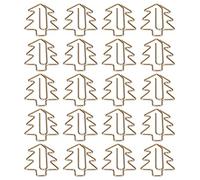 Entatial Piccole graffette, a Forma di Albero di Natale Graffette pratiche e semplici Processo di placcatura antiruggine per la Scuola per l'uso Quotidiano per L'Ufficio