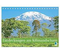 Entdeckungen am Kilimandscharo (Tischkalender 2026 DIN A5 quer), CALVENDO Monatskalender: Kilimandscharo: Schnee auf dem Kibo Gipfel in Afrika