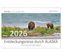 Entdeckungsreise durch ALASKA (Wandkalender 2026 DIN A3 quer), CALVENDO Monatskalender: Wunderschöne, spektakuläre und emotionale Landschafts- und Tieraufnahmen zeigen die Einzigartigkeit Alaskas