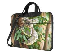 Entemne 13/14/15.6 Pollice Borsa Del Computer Portatile Carino Koala Orso Albero Del Manicotto Del Computer Per Le Donne Degli Uomini Leggero Resistente All'acqua Borsa A Tracolla Del Computer Tablet