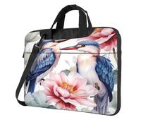 Entemne 13/14/15.6 Pollice Borsa Del Computer Portatile Del Computer Portatile Dell'acquerello Fiore Animale Del Manicotto Del Computer Caso Per Le Donne Degli Uomini Leggero Resistente All'Acqua