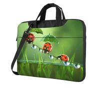 Entemne 13/14/15.6 Pollice Borsa Del Computer Portatile Divertente Coccinelle Foglia Ombrello Del Manicotto Del Computer Per Le Donne Degli Uomini Leggero Resistente All'Acqua Del Computer Tablet