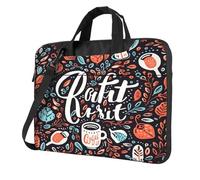 Entemne 13/14/15.6 Pollice Borsa Del Computer Portatile Divertente Qute Ma Primo Caffè Custodia Del Manicotto Del Computer Per Le Donne Degli Uomini Leggero Resistente All'acqua Borsa A Tracolla Del