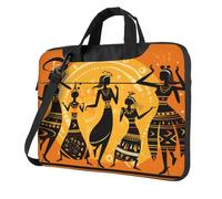 Entemne 13/14/15.6 Pollice Borsa Del Computer Portatile Donne Africane Danza Del Manicotto Del Computer Caso Per Le Donne Degli Uomini Leggero Resistente All'Acqua Del Computer Tablet Borsa, Multi, 13
