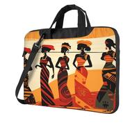 Entemne 13/14/15.6 Pollice Borsa Del Computer Portatile Etnica Cothes Donne Africane Custodia Del Manicotto Del Computer Per Le Donne Degli Uomini Leggero Resistente All'Acqua Del Computer Tablet