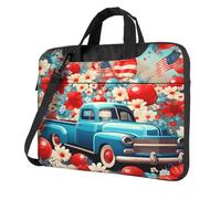 Entemne 13/14/15.6 Pollice Laptop Bag Independense Day Auto Floreale Del Manicotto Del Computer Cassa Del Manicotto Per Le Donne Degli Uomini Leggero Resistente All'acqua Del Computer Tablet Borsa