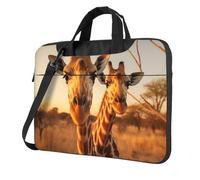 Entemne 13 Pollice Borsa Del Computer Portatile Africa Wildlife Giraffe Custodia Del Manicotto Del Computer Per Le Donne Degli Uomini Leggero Resistente All'acqua Borsa A Tracolla Tablet Cartella