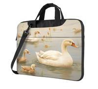 Entemne 13 Pollice Borsa Del Computer Portatile Bella Anatra Famiglia Pittura Del Manicotto Del Computer Caso Del Manicotto Per Le Donne Uomini, Multi, 15.6 inch