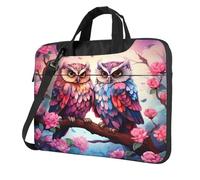 Entemne 13 Pollice Borsa Del Computer Portatile Bella Gufi Ramo Fiore Del Manicotto Del Computer Caso Del Manicotto Per Le Donne Degli Uomini Leggero Resistente, Multi, 13 inch