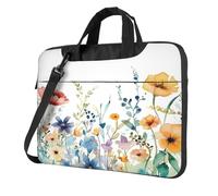 Entemne 13 Pollice Borsa Del Computer Portatile Del Fiore Dell'acquerello Floreale Del Manicotto Del Computer Cassa Del Manicotto Per Le Donne Uom, Multi, 14 inch