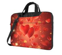 Entemne 13 Pollice Borsa Del Computer Portatile di San Valentino Amore Cuore Custodia Del Manicotto Del Computer Per Le Donne Degli Uomini Leggero Resistente All'Acqua Tablet Borsa A Tracolla, Multi
