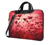 Entemne 13 Pollice Borsa Del Computer Portatile di San Valentino Amore Cuore Modello Del Manicotto Del Computer Caso Per Le Donne Uomini Leggero Resistente All'Acqua Borsa A Tracolla Del Computer