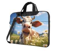 Entemne 13 Pollice Borsa Del Computer Portatile Divertente Mucca Animale Del Manicotto Del Computer Caso Del Manicotto Per Le Donne Degli Uomini Leggero, Multi, 15.6 inch