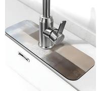 Entemne Astratto Beige Grigio Pittura Rubinetto Mat per Lavello Della Cucina Assorbente Splash Guard Drip Catcher Vassoio Rubinetto Drenaggio Pad Tap Mat per il Contatore del Bagno