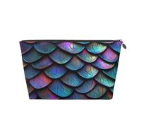 Entemne Borsa per il trucco giapponese samurai pittura artistica impermeabile in pelle PVC organizer per cosmetici per donne ragazze piccola borsa da viaggio borsa da viaggio per borsa regali da