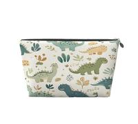 Entemne Borsa per trucchi con castello della principessa dei cartoni animati, impermeabile, in pelle PVC, organizer per cosmetici per donne e ragazze, piccola borsa da viaggio per borsa da palestra