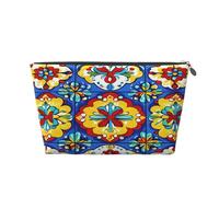 Entemne Borsa per trucchi con funghi e piante, impermeabile, in pelle PVC, organizer per cosmetici per donne e ragazze, piccola borsa da viaggio per articoli da toeletta per borsa da palestra regali