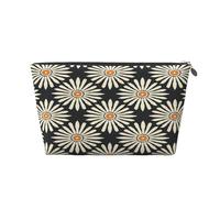 Entemne Borsa per trucchi con funghi e piante, impermeabile, in pelle PVC, organizer per cosmetici per donne e ragazze, piccola borsa da viaggio per articoli da toeletta per borsa da palestra regali