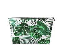 Entemne Borsa per trucchi con funghi e piante, impermeabile, in pelle PVC, organizer per cosmetici per donne e ragazze, piccola borsa da viaggio per articoli da toeletta per borsa da palestra regali