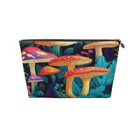 Entemne Borsa per trucchi divertente con scheletro umano, impermeabile, in pelle PVC, organizer per cosmetici da donna e ragazza, portatile, piccola borsa da viaggio per borsa da palestra regali