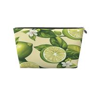 Entemne Borsa per trucchi divertente con scheletro umano, impermeabile, in pelle PVC, organizer per cosmetici da donna e ragazza, portatile, piccola borsa da viaggio per borsa da palestra regali